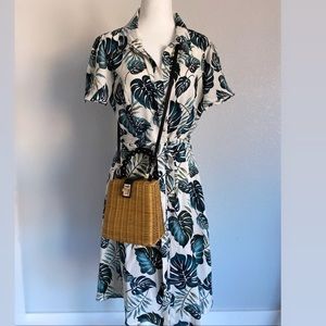 🌴 NAIF tropical button up dress 🌴